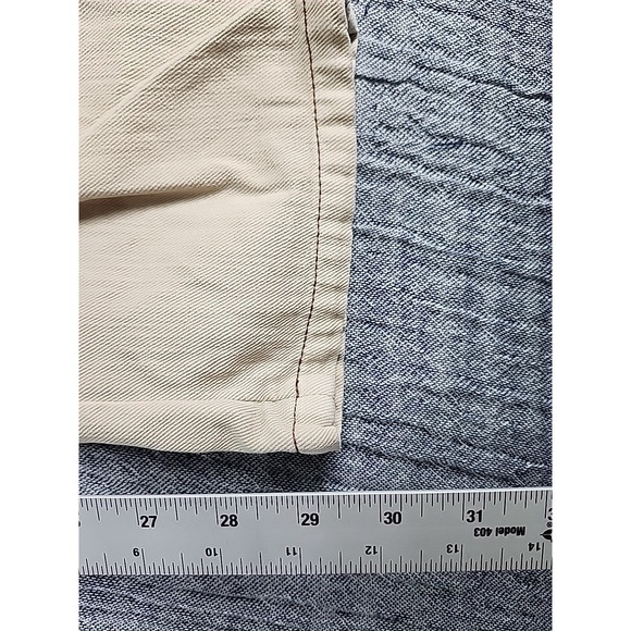 Brunello Cucinelli Skater Jeans Beige Women Relaxed Straight Leg Denim Size 6 - Picture 13 of 13